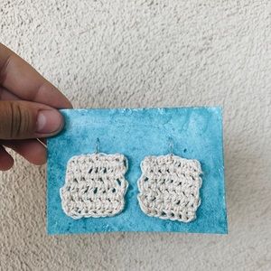 Hand made crocheted Earrings